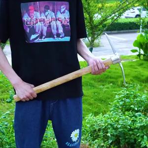 จอบขุดหิน อีเตอร์ขุดดิน พร้อม หัวขวาน สแตนเลส ไม่เป็นสนิม ขุดดิน หิน รากไม้ อเนกประสงค์ต่างๆได้