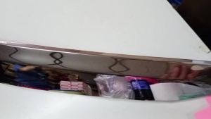 คิ้วฝาปิดท้ายบนแผ่นป้ายทะเบียน ISUZU Mu x 2014-2016 แท้ศูนย์100%