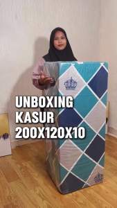 Kasur Busa Lipat 120x200 Tebal 10 cm | Matras Kasur Lantai Garansi 5 Tahun