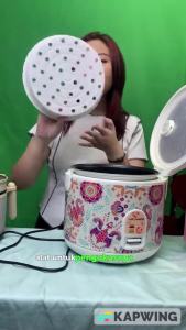 Promo Mejikom 18 Liter Murah Rice Cooker Motif Flora Advance G-22 100% ANTI LENGKET Daya 40WATT Menghangatkan - 380WATT Memasak - 3 in 1 Menanak Menghangatkan dan Mengukus - TOKO SINAR AUDIO