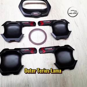 Outer Cover New Terios Mangkok Pintu Mobil New Terios 2007 - 2017 Hitam Premium