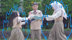 Tas Ransel Backpack Sekolah Anak Laki laki dan Perempuan Kuat Muat Laptop dan Buku LKS PimPom MEDWAY Gratis Botol Minum