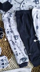 26Pcs Baju bayi baru lahir paket lahiran newborn 0-3 Bulan Serian Navy