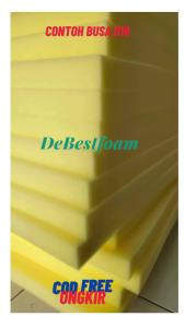 alas setrika tebal 3CM 120X60X3CM D16 busa kuning inoac tahan panas awet