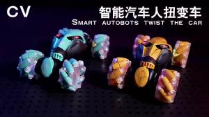 New Spider Man Gesture Control Twisted Car Boy Off road Toy 4WD Climbing Stunt Double sided Drift Car Colorful Cool Lights Music Childrens Birthday Gift