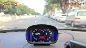 Bộ hiển thị tốc độ trên thiết bị HUD-P2 cao cấp kết nối qua cổng USB/OBD2