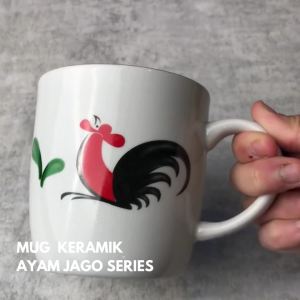 KOPIN Cangkir Mug Ayam Jago 350 ml