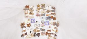 Set 9 kẹp tóc mái lông len phong cách Hàn Quốc sang chảnh phụ kiện tóc bé gái cao cấp - thương hiệu Vợ Chồng Tôi