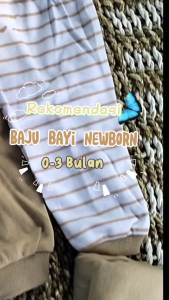 26Pcs Baju bayi baru lahir paket lahiran newborn 0-3 Bulan Serian Cream