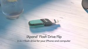 SANDISK® iXpand Flash Drive Flip ~ 128GB (SDIX90N)