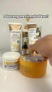 Bone Collagen Anti Wrinkle Whitening Cleanser Oil Control Gentle Foam Smoothing Deep Cleansing Facial Skin Care Set