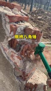 2P3P Masonry Hammer Steel Octagonal Handle - 4P Wall Smashing & Iron Hammer - Plastic Spray Octagonal Hammer