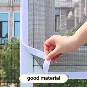 MOON HOME  ป้องกันยุงหน้าจอตาข่าย ตาข่ายหน้าจอหน้าต่าง Velcro ระบายอากาศเส้นด้ายสุทธิ ป้องกันสภาพแวดล้อมของครอบครัวป้องกันไม่ให้ยุงตัวเดียวเข้ามา