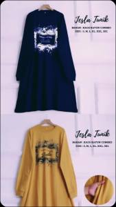 Kaos Jumbo Hut RI Dewasa Merah Putih Tunik Katun Combed 24s S M L XL XXL 3XL Tunik 17 Agustus Wanita