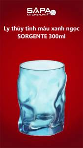 Combo 6 Ly Thủy Tinh Sorgente Bormioli Rocco 300ml - Xanh Ngọc