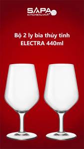Bộ 02 Ly Thủy Tinh Electra Bormioli Rocco 440ml