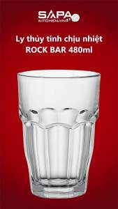 Bộ 6 Ly Thủy Tinh Rock Bar Bormioli Rocco 516180BN6321990 (480ml / Ly)