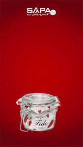 Hũ Thủy Tinh Nắp Cài Kín Hơi Fido Bormioli Rocco 141370F01321990 (125ml)