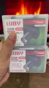 Senter Kepala Zoom LUBY L-2905NL Head Lamp Led 50 Watt Super Terang Senter Rechargeable Type C FHLC