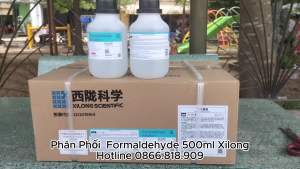 Formol - Phóc Môn - Formaldehyde Chai 500ml Thí Nghiệm - Diệt Nấm Mốc