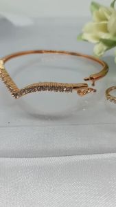 Gelang Free Cincin Fashion Elegant Fashion Mewah Bangle Gold Mata Zircon Mewah Bracelets Xuping Wanita Lapis Emas 24k Titanium Bangle Hadiah Ulang Tahun