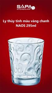 Bộ 6 Ly Thủy Tinh Naos Bormioli Rocco 530335B45321990 (295ml / Ly) - Xanh