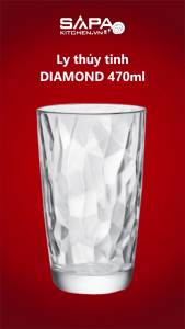 Bộ 6 Ly Thủy Tinh Diamond Bormioli Rocco 350240M02321990 (470ml / Ly)