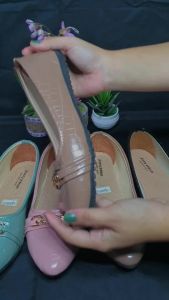 Sepatu Wanita FlatShoes Bahan Kulit Buaya Sol Karet Sze 37 - 40 FlatShoes Wanita Korea Slip On