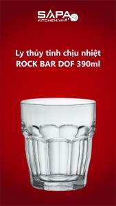Bộ 6 Ly Thủy Tinh Rock Bar DOF Bormioli Rocco 516160BN6321990 (390ml / Ly)