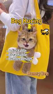 POODEE PETS Malaysia Shoulder Carrying Bag Cat Carrier Portable Cats Pet Canvas Tote Chest Bag Pet Carrier for Small Dogs and Cats