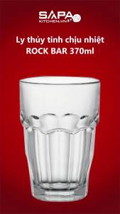 Bộ 6 Ly Thủy Tinh Cao Rock Bar Bormioli Rocco 516170BN6321990 (370ml / Ly)