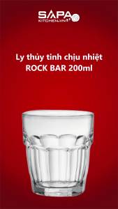 Bộ 6 Ly Thủy Tinh Rock Bar Bormioli Rocco 517520BN1321990 (200ml / Ly)