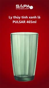 Bộ 6 Ly Thủy Tinh Pulsar Bormioli Rocco 360690M02321990 (465ml / Ly) - Xanh lá