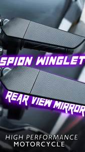 SPION WINGLET MATIC BEBEK BEAT VARIO PCX NMAX FILLANO FAZZIO MIO SCOOPY KACA CEMBUNG UNIVERSAL CNC