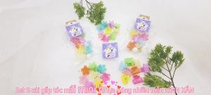 Set 8 cái cào đỉnh nhựa bóng nhiều mẫu xinh xắn kẹp tóc nữ hàn quốc cute phụ kiện bé gái kẹp càng cua mini gắp tóc - thương hiệu Vợ Chồng Tôi