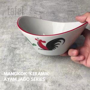 KOPIN Mangkok Ayam Jago Kukuruyuk bentuk V isi 1