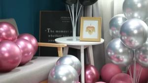 10pcs Metallic Latex Balloons Luster High Quality Balloon Home Birthday Decoration Latex Chrome Balloons