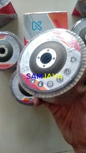 Flap Disc #40 80 280 220 240# / Amplas Susun ukuran 10cm diameter 4 inch merk Kansas