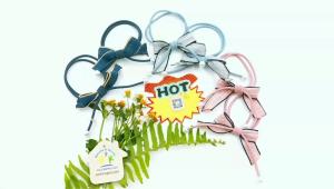 Đồ cột tóc dây buộc tóc nơ Hàn Quốc ruy băng dễ thương - thương hiệu Vợ Chồng Tôi