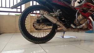 Knalpot JRM Racing Motor Jupiter Supra vega Revo Blade Kharisma dll