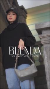 BEBLESS BLENDA Tas Wanita Slingbag Import Tas Underarm Bag Shoulder Bag Bahu Ketiak