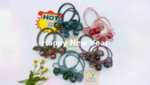 Đồ cột tóc dây buộc tóc nơ Hàn Quốc hạt đá xà cừ lấp lánh siêu xịn sò - thương hiệu Vợ Chồng Tôi