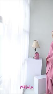 Nelula - Mukena Dewasa Traveling 2in1 Katun Premium Mini Pouch