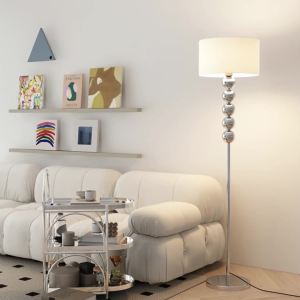 LED ห้องนั่งเล่นนอร์ดิกลมห้องนั่งเล่นแสงไฟชั้นสูงระดับย้อนยุคน้ำหนักเบาแนวตั้งโคมไฟใต้ดินใหม่