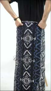 Sarung Batik Cap Pria El Rumi Motif Bata Biru Terbaru Bisa COD