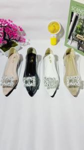 Sepatu Sandal Wanita Transfaran Hak 3cm Terbaru