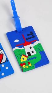 Thẻ Tên Treo Hành Lý Vali Du Lịch Name Tag Có Hình Dễ Thương