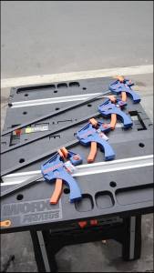 Wadfow Kẹp lò xo Thân kẹp bằng hỗn hợp PP và nhựa sợi thủy tinh Hàm kẹp PE WCP5373 WCP5374 WCP5376 WCP5379