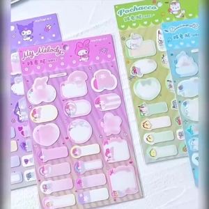 【S.mart】Sanrio IP Waterproof Name Sticker Personal belongings labels 2pages 20/30pcs