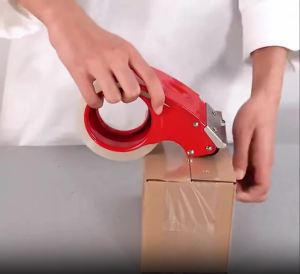 HW Sealing Packaging Tape Dispenser Packaging Parcel 48mm Width Roller Cutter